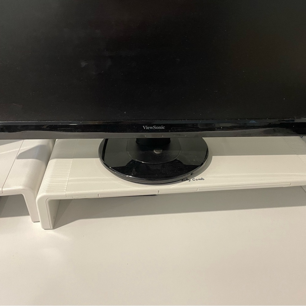 Monitor Stand Riser White - Picture 3 of 6